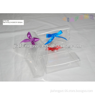 Hot Sealed EVA Pouch with Satin Bowknot
